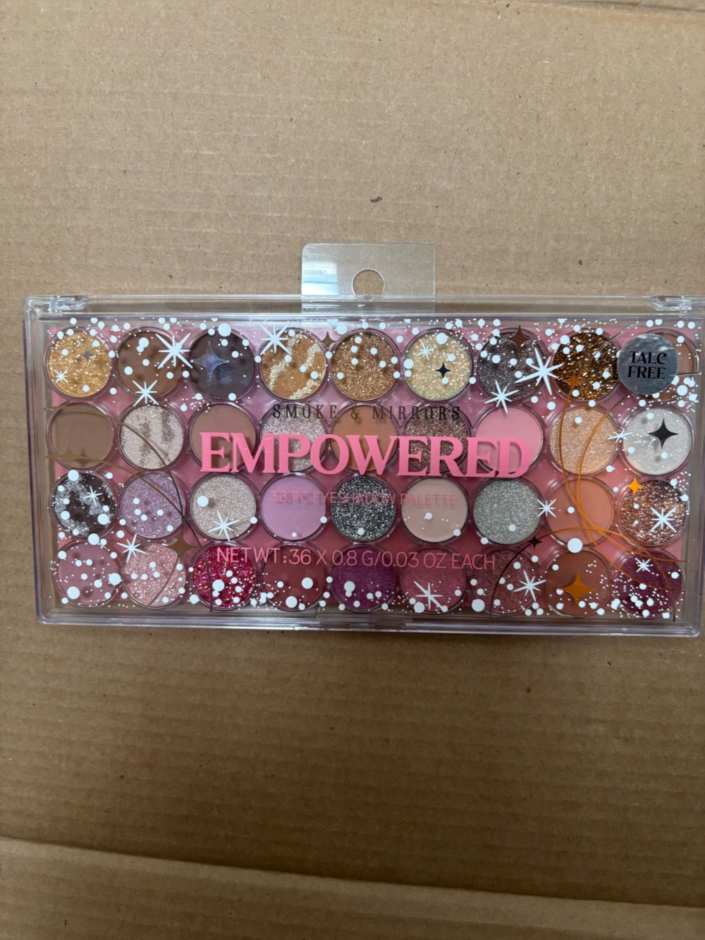 Empowered 36-Color Eyeshadow Palette - Pink & Rose Tones